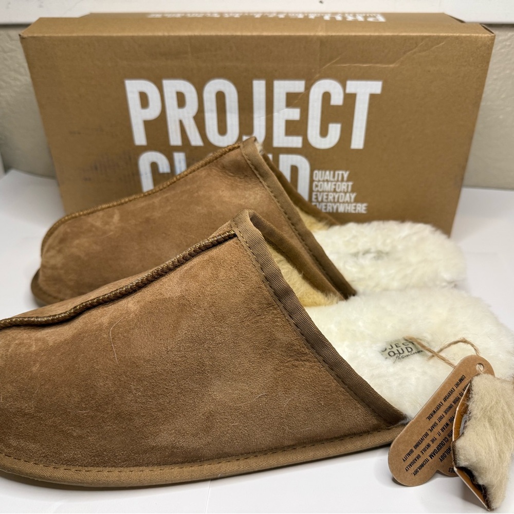 Project Cloud Men's Brown Slip-On Loafers